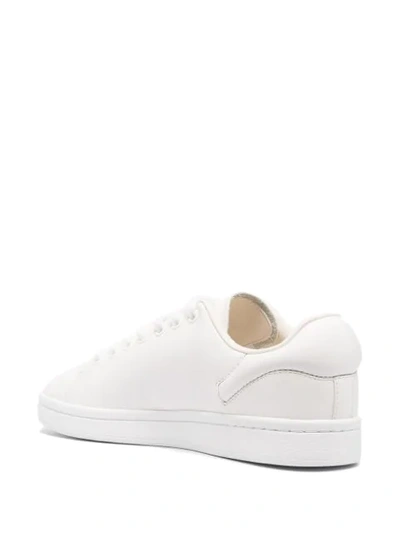 Shop Raf Simons Low-top Sneakers In White