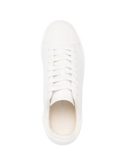 Shop Raf Simons Low-top Sneakers In White