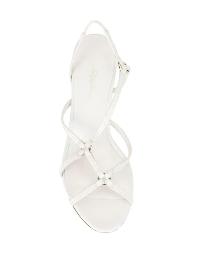 Shop 3.1 Phillip Lim / フィリップ リム Louise 60 Strappy Sandals In Ivory