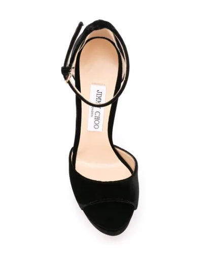 Shop Jimmy Choo Max 150mm Platform Sandals In Black