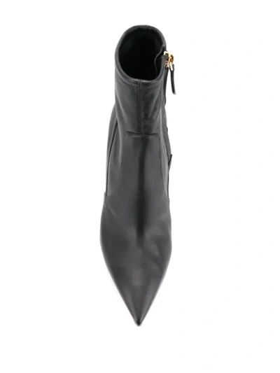 Shop Nicholas Kirkwood Miri Stretch Boots 90mm In Black