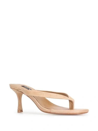 Shop Senso Thong Strap Sandals In Neutrals