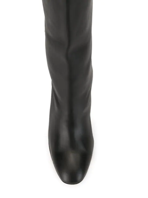 Aquazzura Aqua Boogie 85mm Knee-high Boots In Black | ModeSens