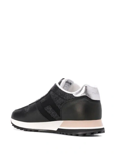 Shop Hogan H383 Low-top Sneakers In Black