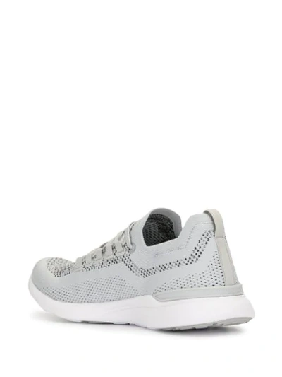 Shop Apl Athletic Propulsion Labs Low-top Lace-up Trainers In Grey