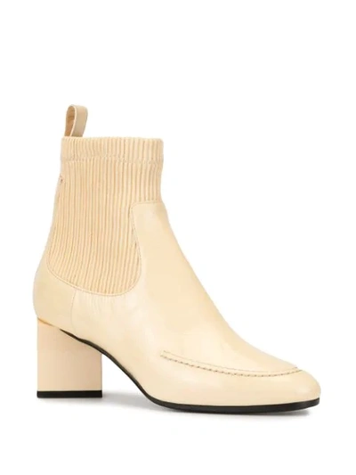 Shop Pierre Hardy Ace Ankle Boots In Neutrals