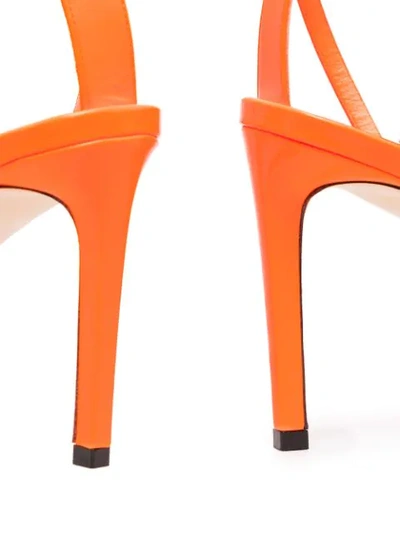 Shop Jimmy Choo Minny 85mm Sandals In Orange