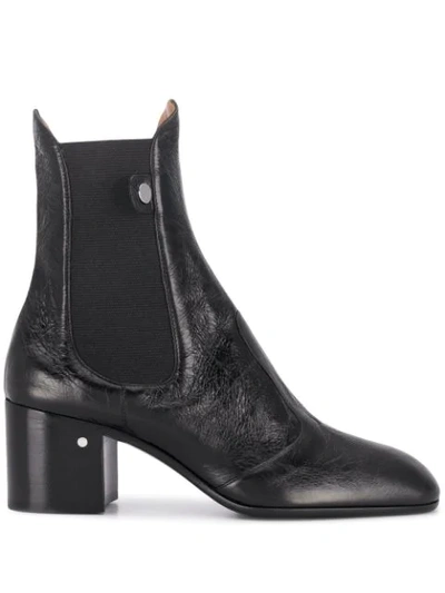 Shop Laurence Dacade Low Heel Ankle Boots In Black