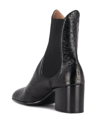 Shop Laurence Dacade Low Heel Ankle Boots In Black