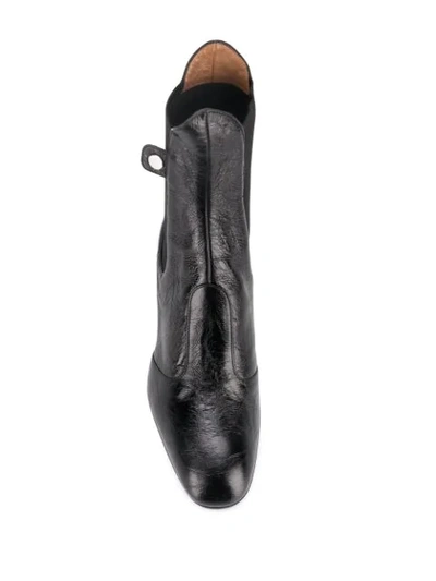 Shop Laurence Dacade Low Heel Ankle Boots In Black