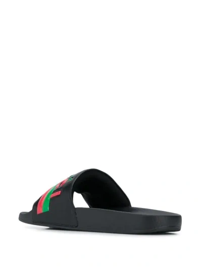 Shop Gucci Original  Slides In Black