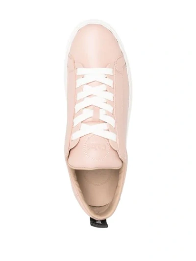 Shop Chloé Lauren Low-top Sneakers In Pink