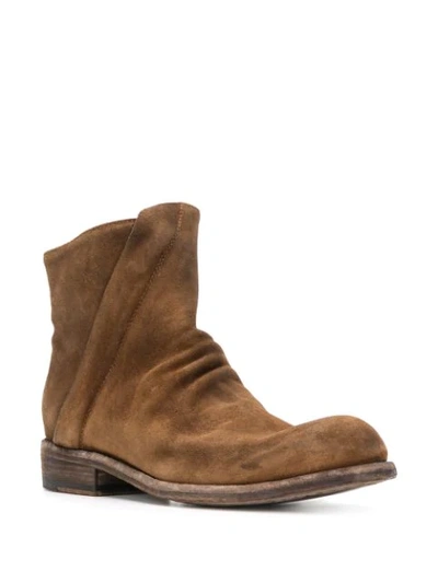 Shop Officine Creative Hubble 013 30mm Ankle Boots In Brown