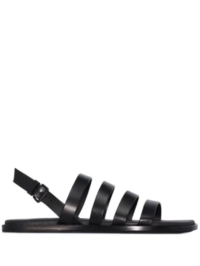 Shop Ann Demeulemeester Tucson Strappy Sandals In Black