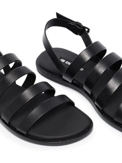 Shop Ann Demeulemeester Tucson Strappy Sandals In Black