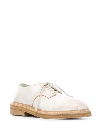 Shop Marsèll Lace-up 30mm Mid-heel Brogues In White