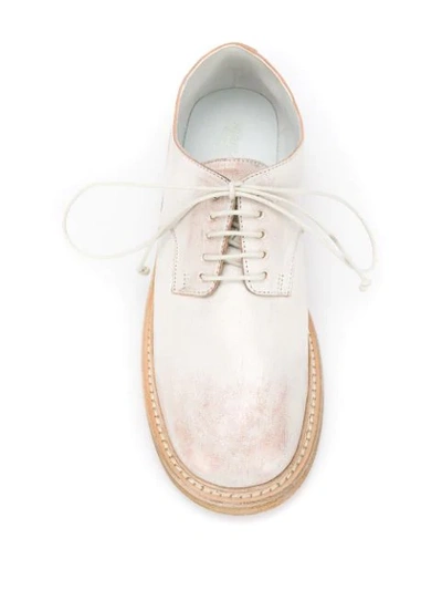 Shop Marsèll Lace-up 30mm Mid-heel Brogues In White