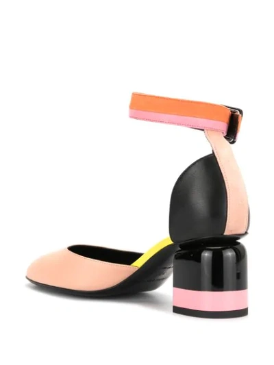 Shop Pierre Hardy Alpha Gae Block Heel Sandals In Pink