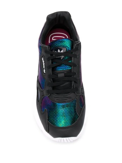 Shop Adidas Originals Falcon Sneakers In Black