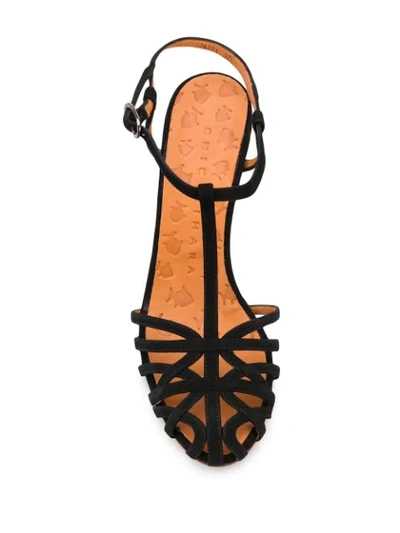 Shop Chie Mihara 90mm Cut Out Sandals In Black