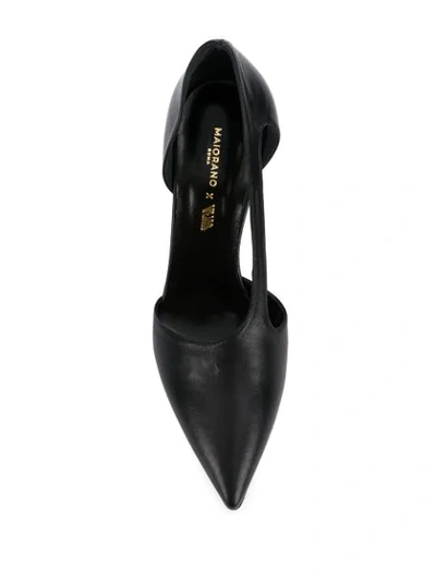 Shop Vejas X Maiorano Pointed Pumps In Black