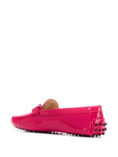 Shop Tod's Gommino Driving Shoes In Pink