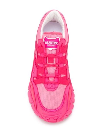 Shop Valentino Climber Sneakers In Pink