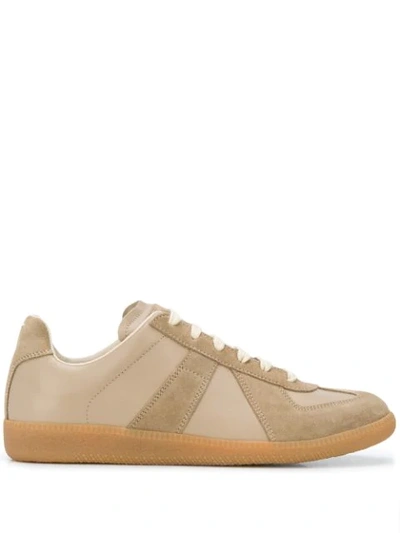 Shop Maison Margiela Replica Low-top Sneakers In Neutrals