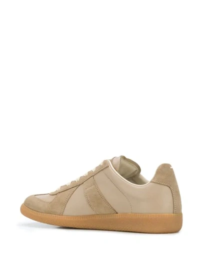 Shop Maison Margiela Replica Low-top Sneakers In Neutrals