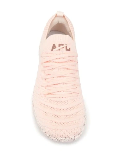 Shop Apl Athletic Propulsion Labs Techloom Wave Sneakers In Pink