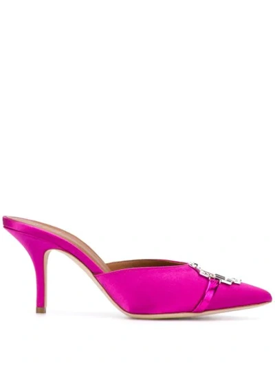 Shop Malone Souliers Missy 70mm Mules In Pink