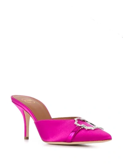 Shop Malone Souliers Missy 70mm Mules In Pink