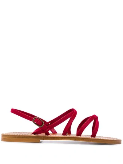 Shop Kjacques Talara Sandals In Red