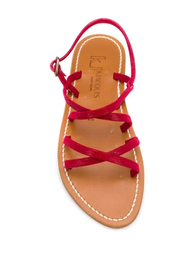 Shop Kjacques Talara Sandals In Red
