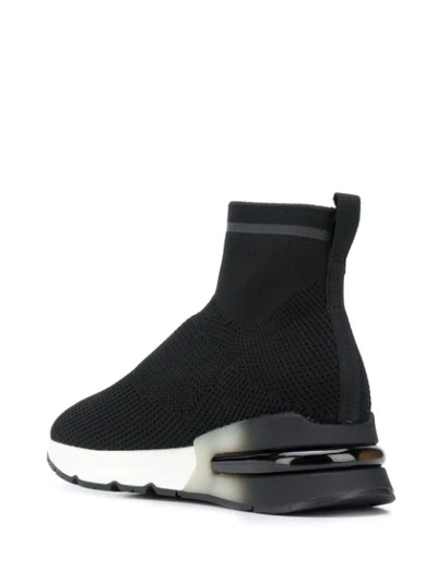 Shop Ash Kyle Combo Slip-on Sneakers In Black