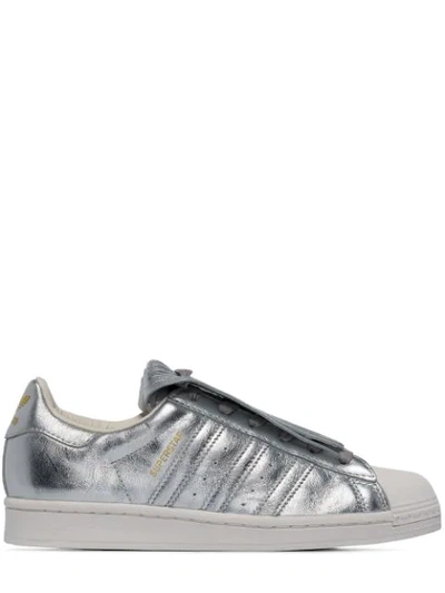 Adidas Originals Low 'superstar Fringe' Trainers Silver | ModeSens