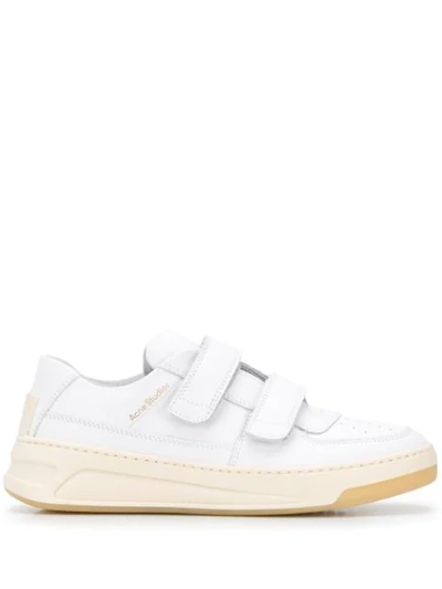 Shop Acne Studios Steffey Low-top Sneakers In White