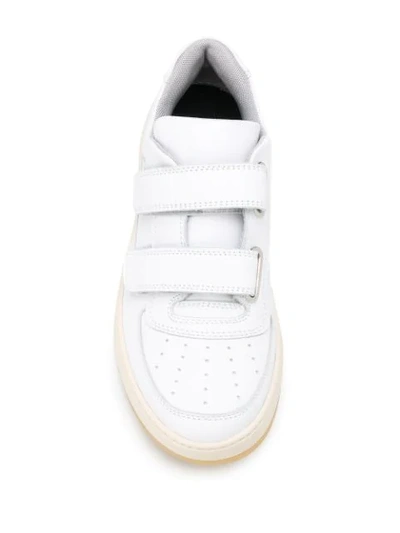 Acne Studios 20mm Steffey Leather Low Top Sneakers In White