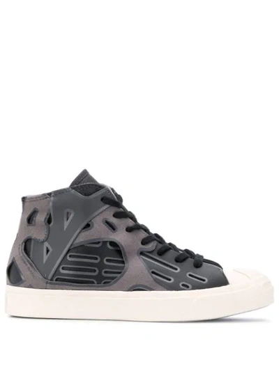 Shop Converse X Feng Chen Wang Jack Purcell Mid Sneakers In Black
