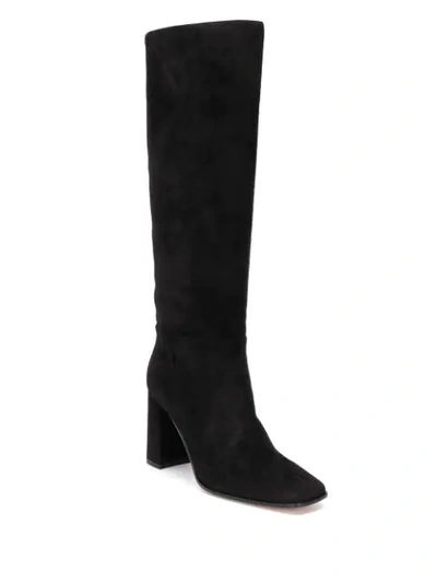 Shop Gianvito Rossi Hynde Knee-high Boots In Black