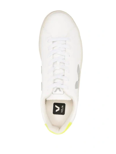 Shop Veja V-10 Low-top Sneakers In White