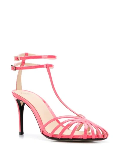 Shop Alevì Anna Open-toe Sandals In Pink