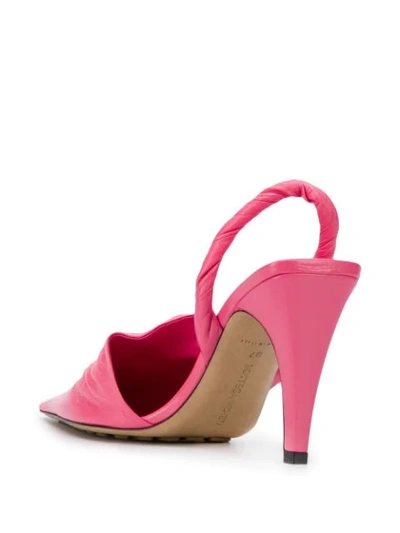 Shop Bottega Veneta Bv Point High-heel Pumps In Pink