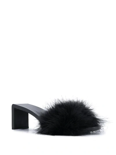 Shop Balenciaga Mono 60mm Sandals In Black