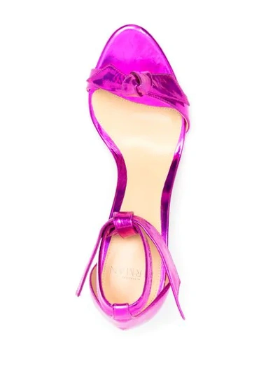 Shop Alexandre Birman Bow-detail Open-toe Sandals In Pink