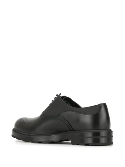 Shop Bally Low Heel Oxford Shoes In Black