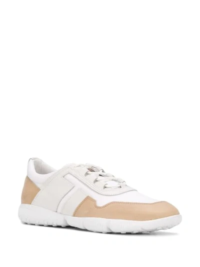 Shop Tod's Competition Low-top Sneakers In White