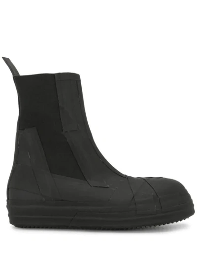 Shop Rick Owens Bozo Sneak Boots In Black