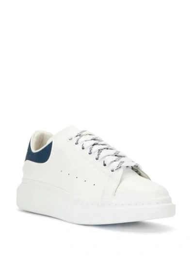 Shop Alexander Mcqueen Logo-print Lace-up Sneakers In White