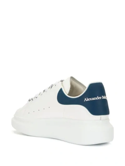 Shop Alexander Mcqueen Logo-print Lace-up Sneakers In White